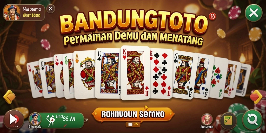 Tampilan aksi seru dari permainan domino BANDUNGTOTO.
