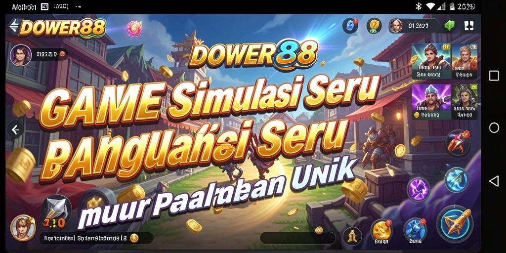 Tampilan gameplay DOWER88 yang menawan dan seru.