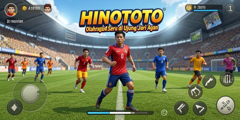 Gameplay seru HINOTOTO dengan olahraga yang mendebarkan.