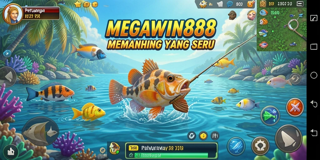 Tangkapan ikan besar dalam gameplay MEGAWIN888.