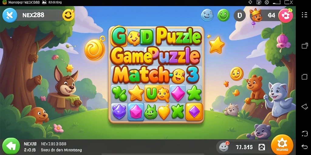 Gambaran gameplay seru dan penuh warna di NEX288.