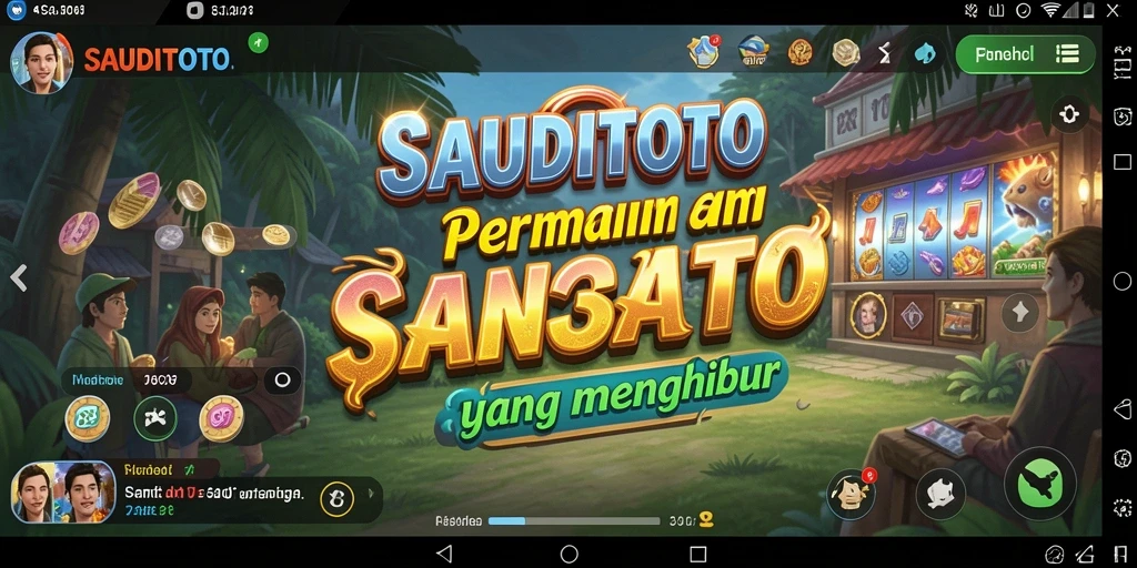 Tampilan menarik dari gameplay SAUDITOTO yang penuh warna.