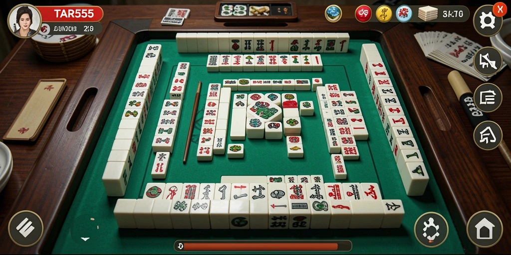 Tampilan gameplay TAR555 yang menarik dan penuh warna.